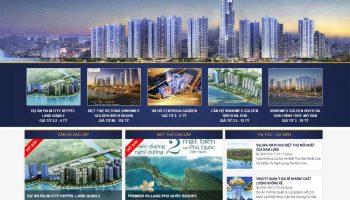 Mẫu web bất động sản