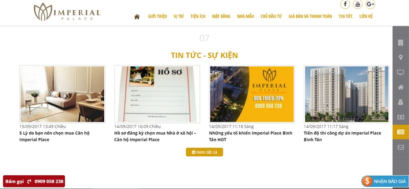 Giao diện tin tức