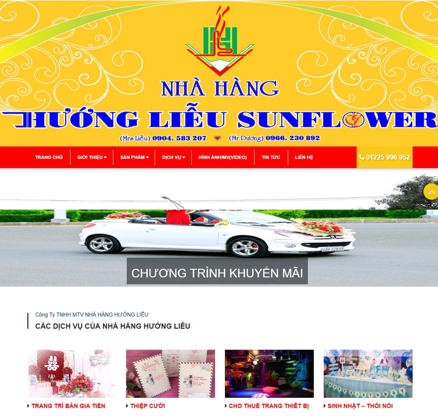 thiet ke website nha hang huong lieu DakNong