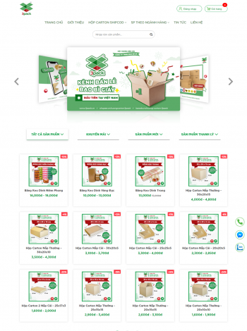 Lập trình website bán hàng 3pack.vn